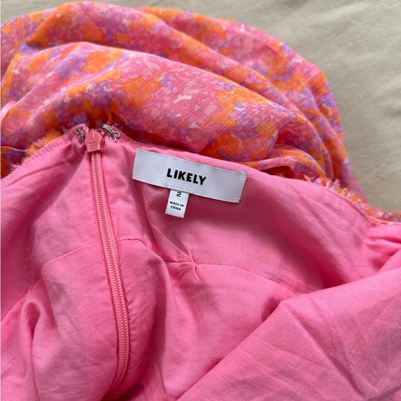 LIKELY Athena Dress - Pink Floral (ONLY USED ONCE) - Picture 15 of 15